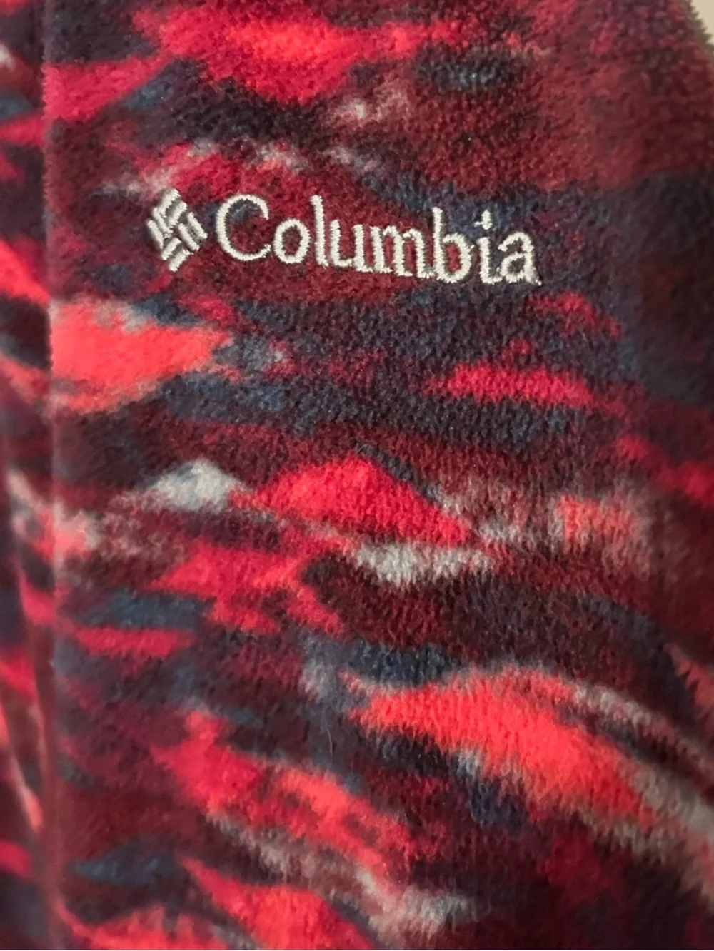 Columbia Quarter Zip Fleece Pullover Multicolor Women’s Large Gorpcore - Picture 4 of 6